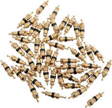 Load image into Gallery viewer, K&amp;L Supply Valve Core - Straight - Gold - 50 Pack 32-8214 - Main Product View