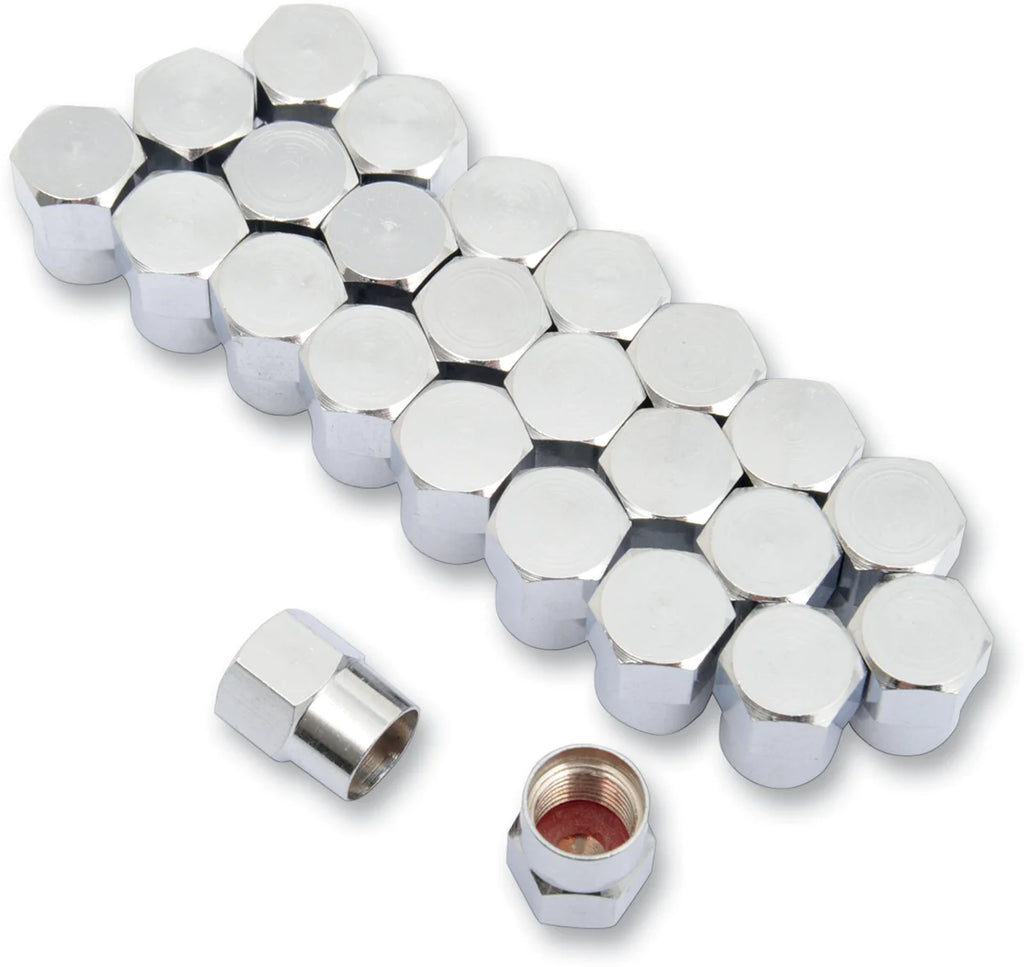 K&L Supply Valve Stem Cap - Chrome - 25 Pack 32-8196 - Main Product View