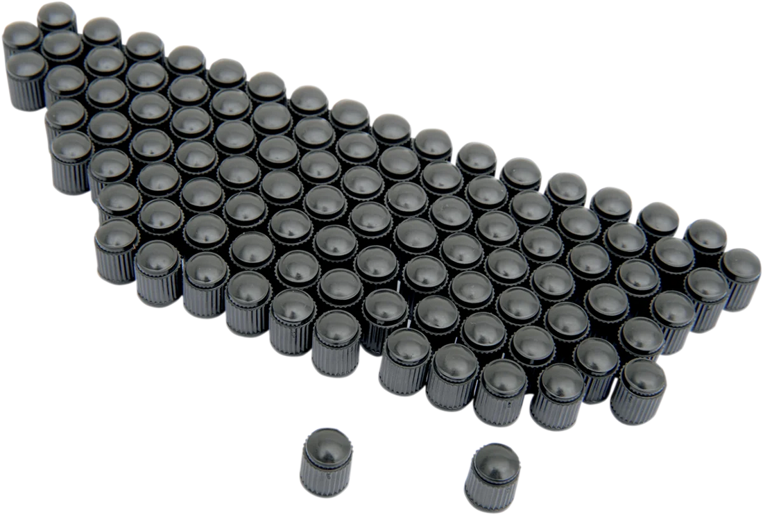 K&L Supply Valve Stem Cap - Chrome - 25 Pack 32-8196 - Side View