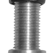 Load image into Gallery viewer, K&amp;L Supply Valve Stem - Straight - Short - Silver 32-5413 - Main Product View