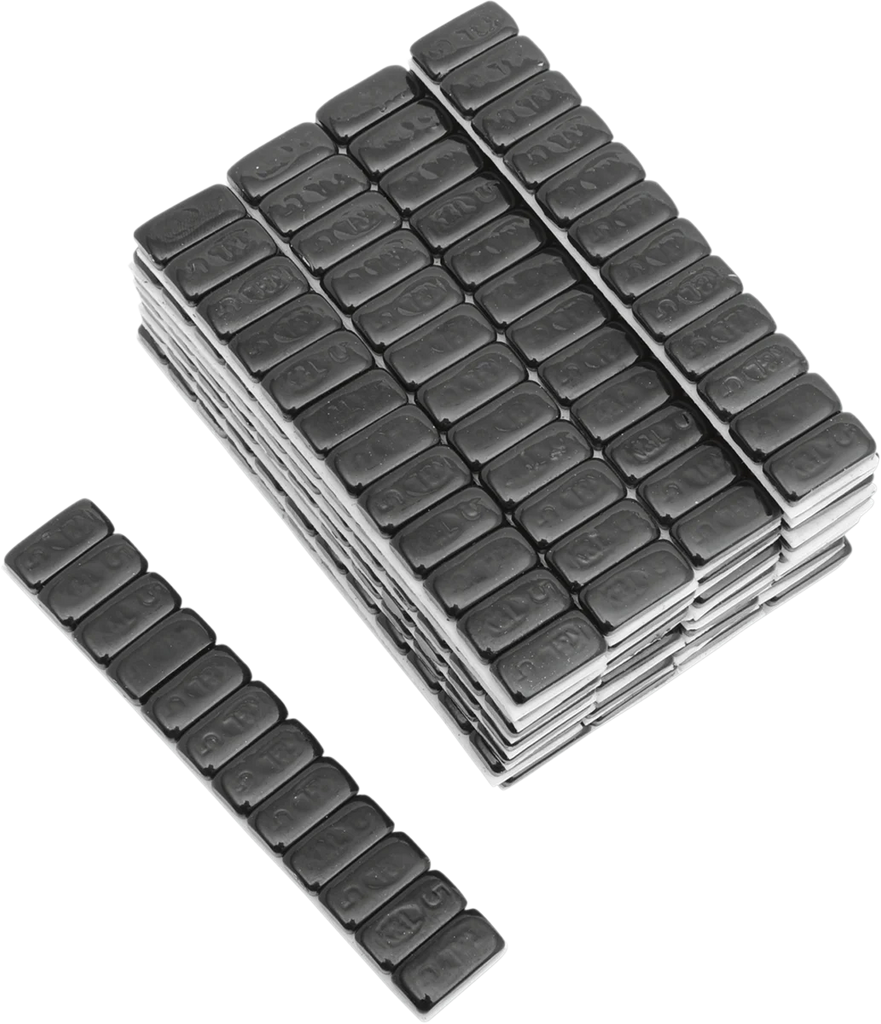 K&L Supply Wheel Weights - Rectangle - Adhesive Stick-On - Black - 360 Pack 32-8090 - Main Product View