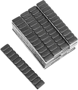 K&L Supply Wheel Weights - Rectangle - Adhesive Stick-On - Black - 360 Pack 32-8090 - Main Product View