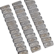 Load image into Gallery viewer, K&amp;L Supply Wheel Weights - Rectangle - Adhesive Stick-On - Chrome - 36 Pack 32-2398 - Main Product View