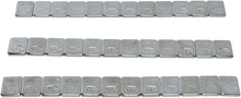 Load image into Gallery viewer, K&amp;L Supply Wheel Weights - Rectangle - Adhesive Stick-On - Chrome - 36 Pack 32-2434 - Main Product View