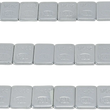Load image into Gallery viewer, K&amp;L Supply Wheel Weights - Rectangle - Adhesive Stick-On - Silver - 36 Pack 32-2415 - Main Product View