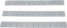 Load image into Gallery viewer, K&amp;L Supply Wheel Weights - Rectangle - Adhesive Stick-On - Silver - 36 Pack 32-2415 - Main Product View