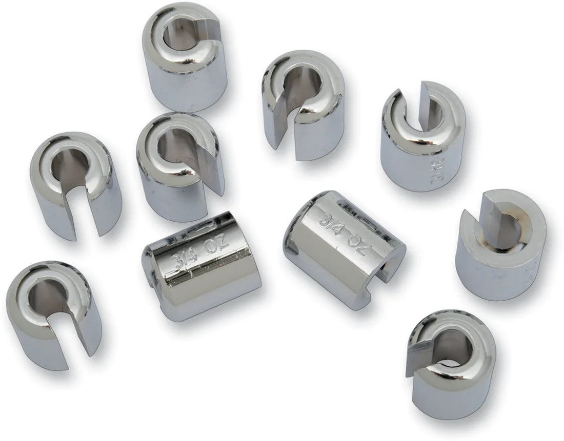 K&L Supply Wheel Weights - Spoke - 1 oz - 10 Pack 32-7094 - Side View