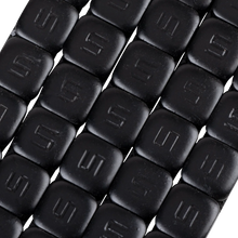Load image into Gallery viewer, K&amp;L Supply Wheel Weights - Square - Adhesive Stick-On - Black - 360 Pack 32-3493 - Side View