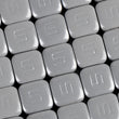 Load image into Gallery viewer, K&amp;L Supply Wheel Weights - Square - Adhesive Stick-On - Silver - 360 Pack 32-3494 - Side View
