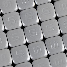 Load image into Gallery viewer, K&amp;L Supply Wheel Weights - Square - Adhesive Stick-On - Silver - 360 Pack 32-3494 - Side View