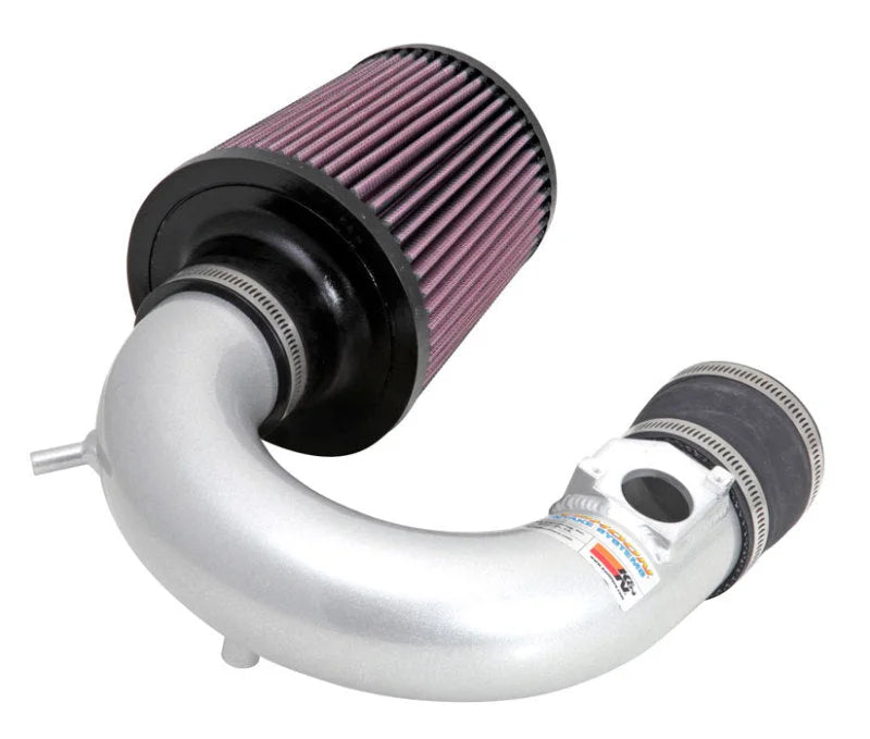 K&N 00-05 Celica GTS Silver Typhoon Short Ram  Intake - Side View