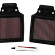 Load image into Gallery viewer, K&amp;N 00-06 Kawasaki ZX12R Ninja Replacement Air Filter (2 Per Box)