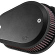 Load image into Gallery viewer, K&amp;N 00-16 Harley Davidson Street Metal Intake System Flare Black - Main Product View