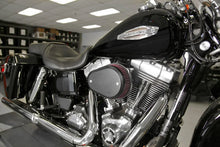 Load image into Gallery viewer, K&amp;N 00-16 Harley Davidson Street Metal Intake System Flare Black - Installation View