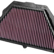 Load image into Gallery viewer, K&amp;N 01-06 Honda CBR600F 600/CRB600F 4I Replacement Air Filter - Main Product View