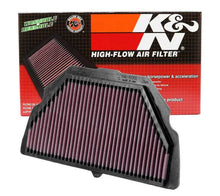 Load image into Gallery viewer, K&amp;N 01-06 Honda CBR600F 600/CRB600F 4I Replacement Air Filter - Side View