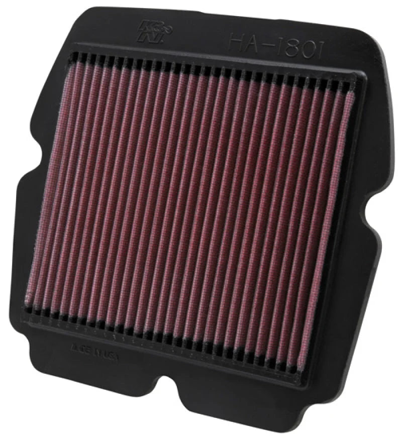 K&N 01-08 Honda GL1800 Gold Wing Replacement Air Filter - Side View