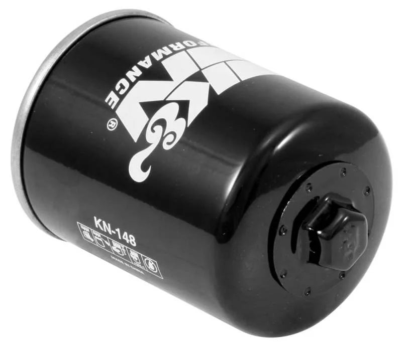 K&N 01-12 Yamaha FJR 1300/1300A/1300AE/1300AS 2.688in OD x 3.813in H Oil Filter - Main Product View