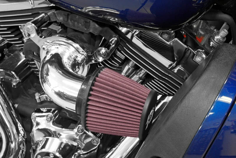 K&N 01-15 Harley-Davidson Touring 96 / 103 / 08-15 Bright AirCharger Performance Intake - Main Product View