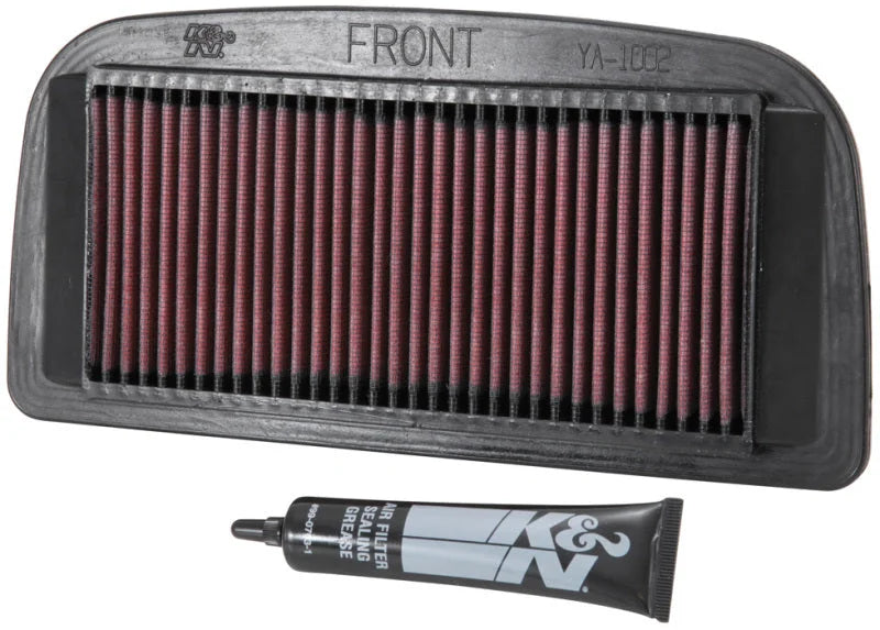 K&N 02-03 Yamaha YZF R1 998 Replacement Air Filter - Side View
