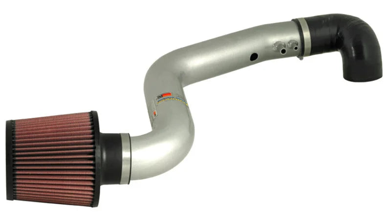 K&N 02-04 Chevy Cavalier L4-2.2L Silver Typhoon Intake - Main Product View