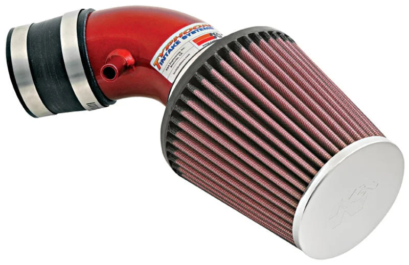 K&N 02-06 Mini Cooper (Non S) Red Typhoon Short Ram Intake - Main Product View