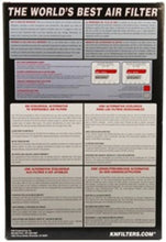 Load image into Gallery viewer, K&amp;N 02-07 WRX/STi Drop In Air Filter 11in O/S Length / 6.563in O/S Width / 1.063in Height - Side View