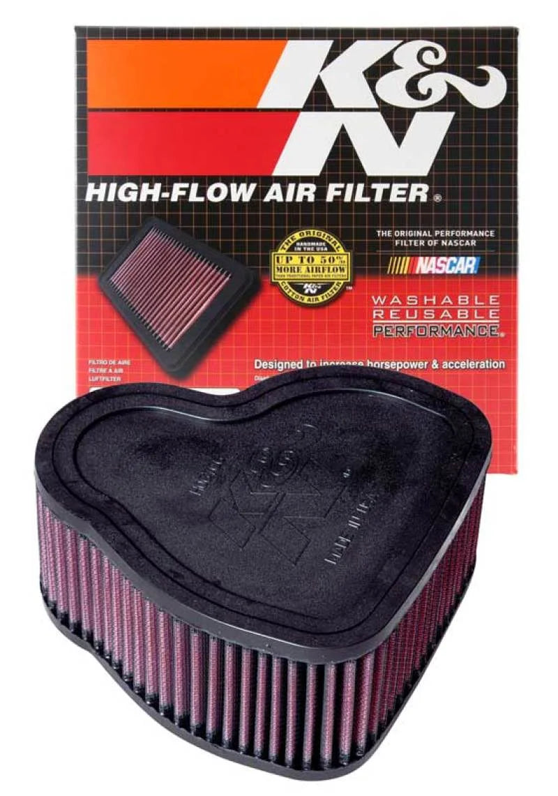 K&N 02-08 Honda VTX1800 Replacement Air Filter - Side View