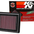 Load image into Gallery viewer, K&amp;N 02-09 Honda CHF50 Metropolitan Replacement Air Filter - Side View