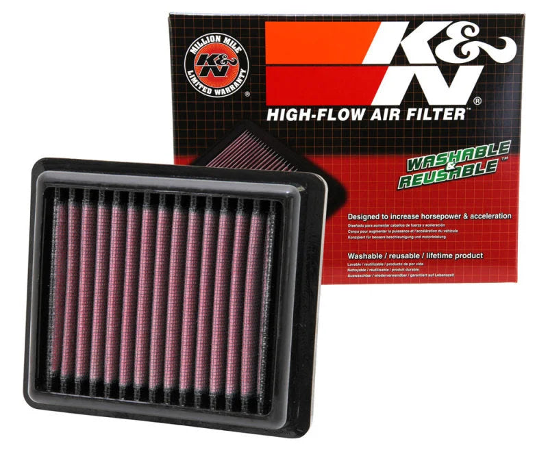 K&N 02-09 Honda CHF50 Metropolitan Replacement Air Filter - Side View