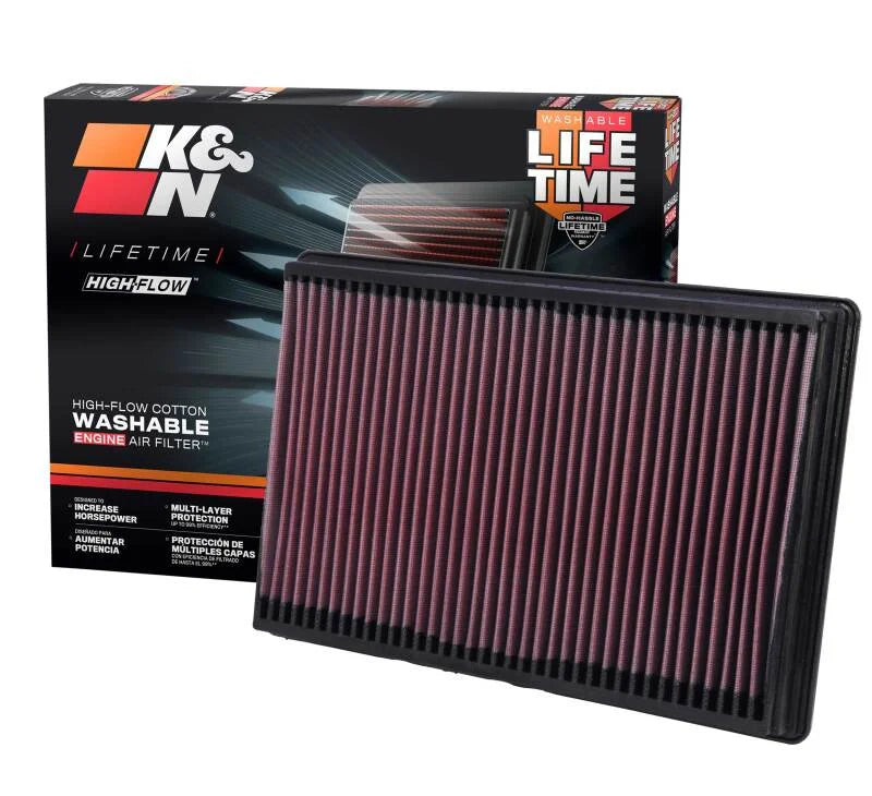 K&N 02-10 Dodge Ram 1500/2500/3500 3.7/4.7/5.7L Drop In Air Filter - Additional View 13