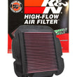 Load image into Gallery viewer, K&amp;N 02-10 Suzuki DL 1000 V-Strom/04-12 DL650 V-Strom / 04-05 Kawasaki KLV1000 Replacement Air Filter - Side View