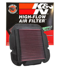 Load image into Gallery viewer, K&amp;N 02-10 Suzuki DL 1000 V-Strom/04-12 DL650 V-Strom / 04-05 Kawasaki KLV1000 Replacement Air Filter - Side View
