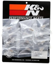 Load image into Gallery viewer, K&amp;N 0.25in Flange 2.15in Length 1in OD Sintered Porous Bronze Fuel Filter (Set of 12) - Side View