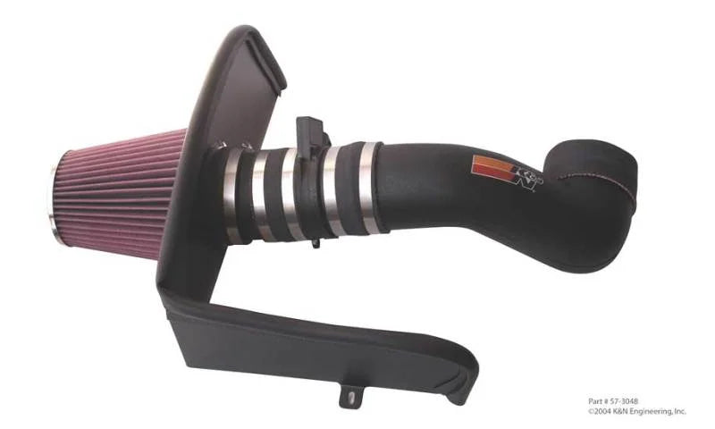 K&N 03-04 Chevrolet Trailblazer V8-5.3L / 03-04 GMC Envoy V8-5.3L Performance Intake Kit - Main Product View