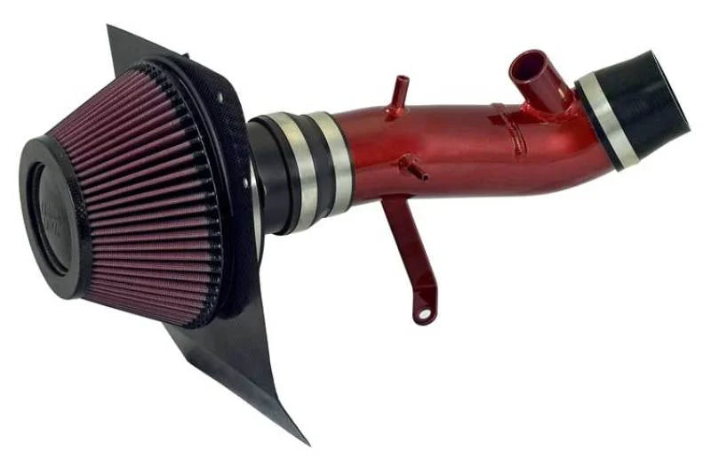 K&N 03-04 Evo 8 ONLY Red Typhoon Short Ram Intake - Main Product View