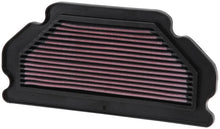 Load image into Gallery viewer, K&amp;N 03-04 Kawasaki ZX6R/ZX6RR Ninja Replacement Air Filter - Side View