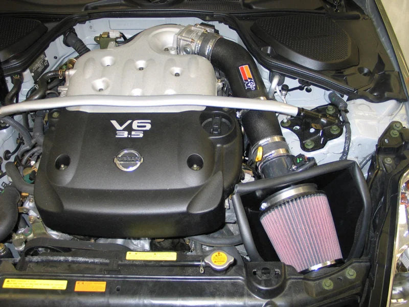 K&N 03-05 Nissan 350z V6-3.5L Performance Intake Kit - Side View