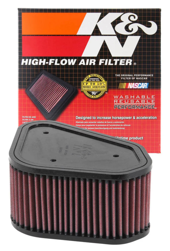 K&N 03-06 Kawasaki KVF650/700 Prairie / 04-09 KFX700 Replacement Air Filter - Side View