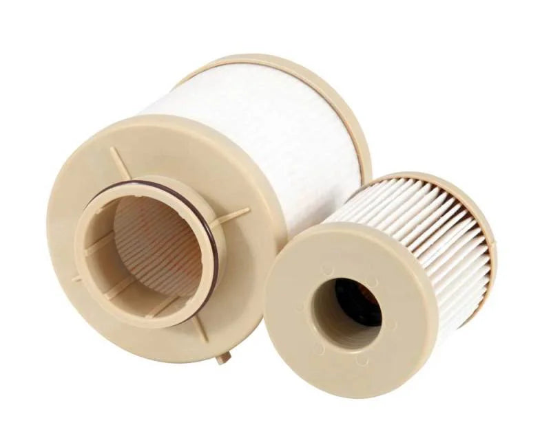 K&N 03-07 Ford 6.0L (td) Fuel Filter - Back View