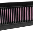 Load image into Gallery viewer, K&amp;N 03-14 Suzuki AN650 Burgman 638 Replacement Drop In Air Filter - Installation View