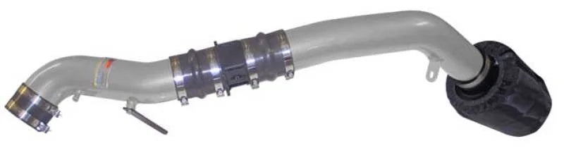 K&N 03 Hyundai Tiburon 2.7L-V6 Silver Typhoon Short Ram Intake - Main Product View