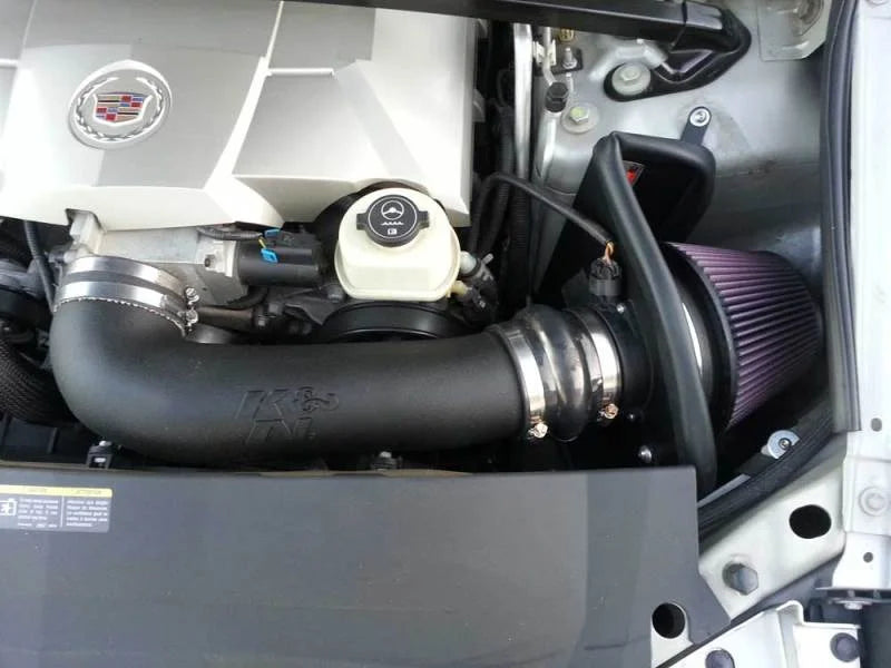 K&N 04-05 Cadillac CTS-V V8-5.7L Performance Intake Kit - Installation View