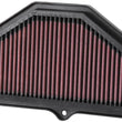 Load image into Gallery viewer, K&amp;N 04-05 Suzuki GSXR600/GSXR750 Replacement Air Filter - Main Product View
