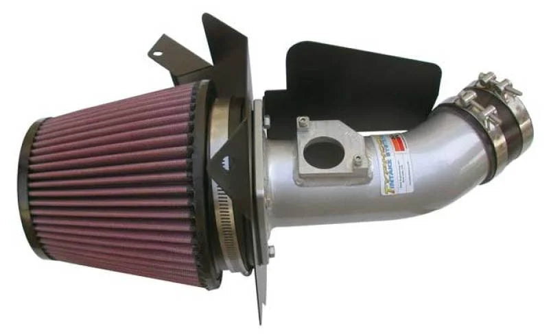 K&N 04-06 Subaru Forester XT F4-2.5L Silver Typhoon Short Ram Intake - Main Product View