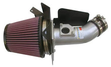 Load image into Gallery viewer, K&amp;N 04-06 Subaru Forester XT F4-2.5L Silver Typhoon Short Ram Intake - Main Product View