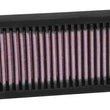 Load image into Gallery viewer, K&amp;N 04-07 Kawasaki ZX10R Ninja Replacement Air Filter - Back View