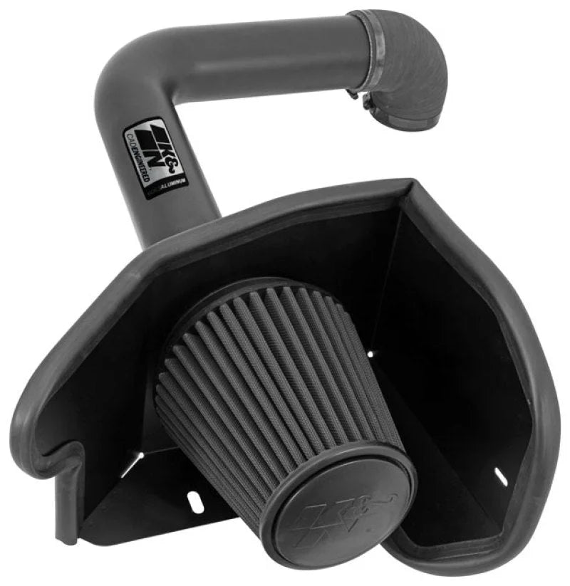 K&N 04-08 Ford F150 V8-5.4L/04-07 Ford Lobo 5.4L V8 Blackhawk Perf Intake Kit - Installation View