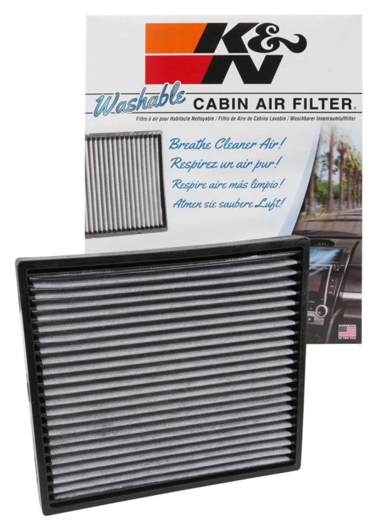 K&N 04-14 Cadillac CTS 3.6L Cabin Air Filter - Back View