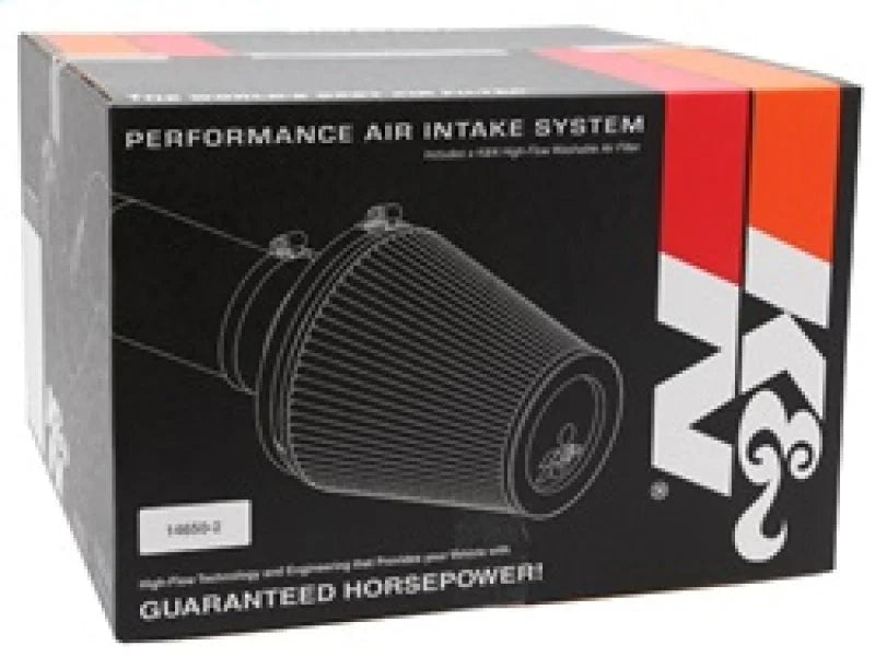 K&N 04 Ford F150 V8-4.6L Performance Intake Kit - Side View